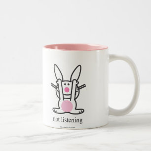 Not Listening Two-Tone Coffee Mug