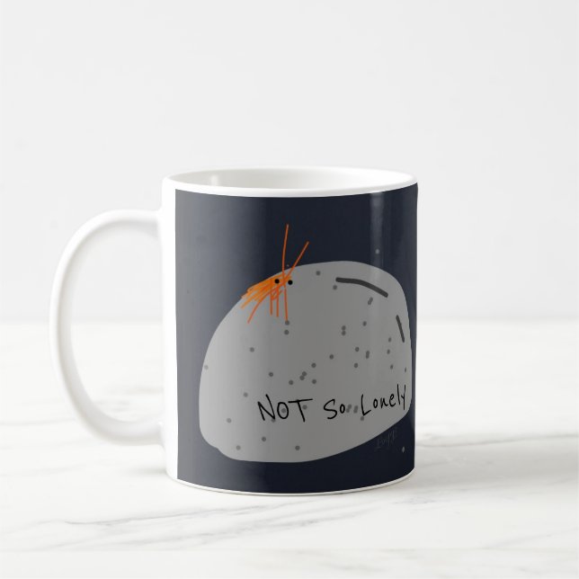 Not Lonely Funny Character Mug (Left)