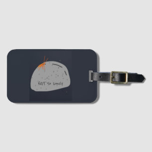 Not Lonely Funny (Grey) Luggage Tag