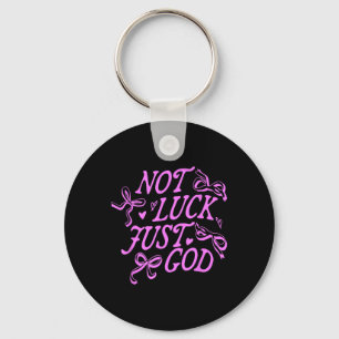 Not Luck Just God Jesus Christ Design Key Ring