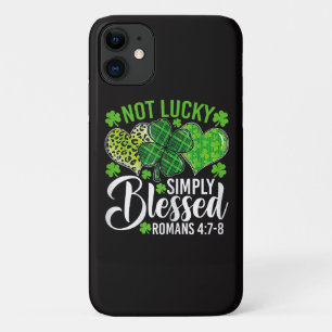 Not Lucky Simply Blessed Christian iPhone 11 Case