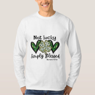 Not Lucky, Simply Blessed Lucky Charm St Patrick T-Shirt