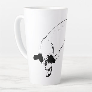Not Me Dog, Peekaboo Paw Latte Mug