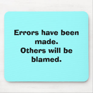 Not me? mouse pad