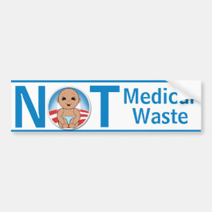 Not Medical Waste Bumper Sticker