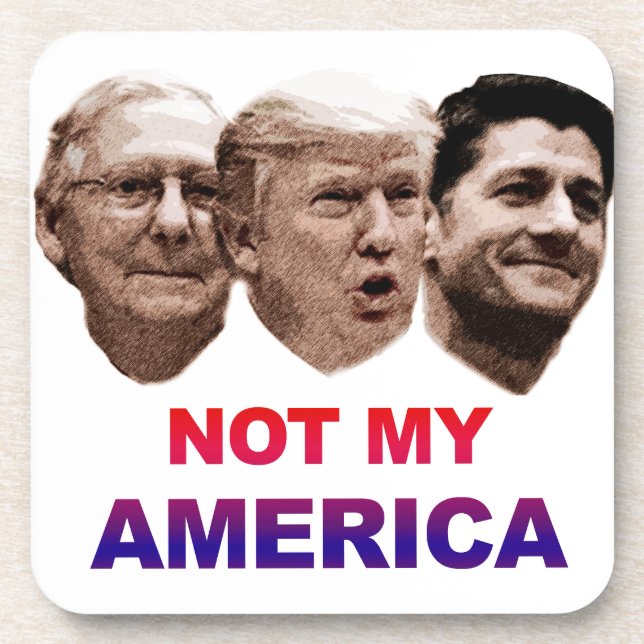 Not My America Coaster (Front)