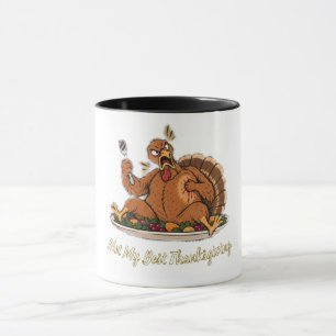 Not My Best Thanksgiving Funny Turkey Coffee Mug