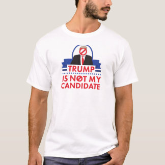 Not My Candidate Trump Shirt New Design
