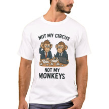 Not My Circus, Not My Monkeys – Funny Cartoon Monk