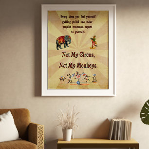 Not My Circus, Not My Monkeys Poster