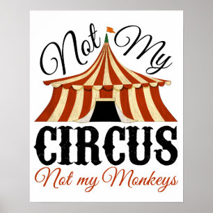 Not My Circus - Not My Monkeys Poster
