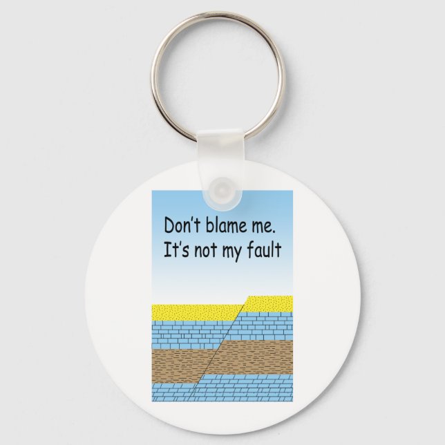 Not my Fault! Key Ring (Front)