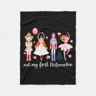 Not My First Nutcracker Ballet Sugar Fairy Plum Fu Fleece Blanket