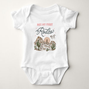 Not My First Rodeo Western Cowgirl Bodysuit