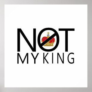 Not My King Poster