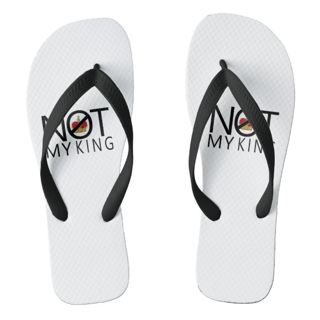 Not My King Thongs (Footbed)
