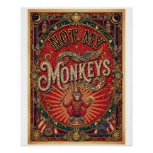 Not My Monkeys! Ringmaster, Red and Gold