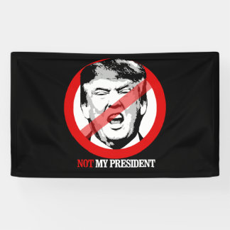 Not My President - Anti-Trump Banner