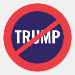 Not My President – Anti-Trump Protest Classic Round Sticker