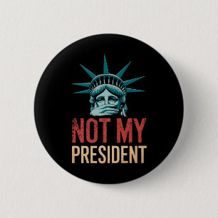 Not My President Impeach Trump Resist Anti Trump 6 Cm Round Badge