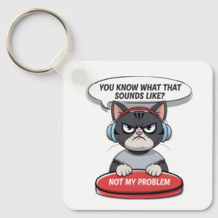 Not my problem key ring