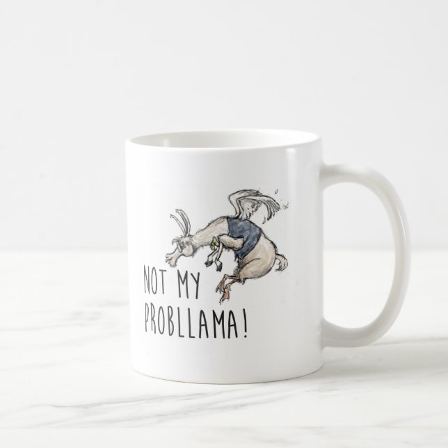 Not My Probllama Mug (Right)