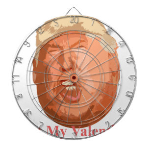not my valentine dartboard