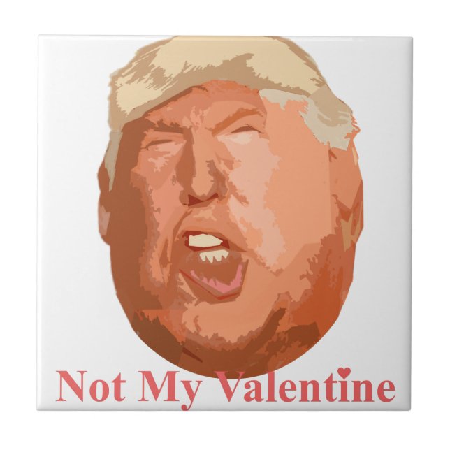 not my valentine tile (Front)