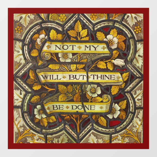 Not My will, but Thine be done (Luke 22:42) (Sheet)
