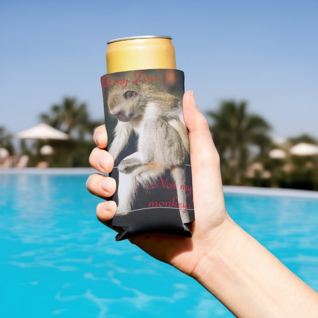 Not my zoo, not my monkeys seltzer can cooler (In Situ Pool)