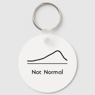 Not Normal for Statistics Lovers keychain