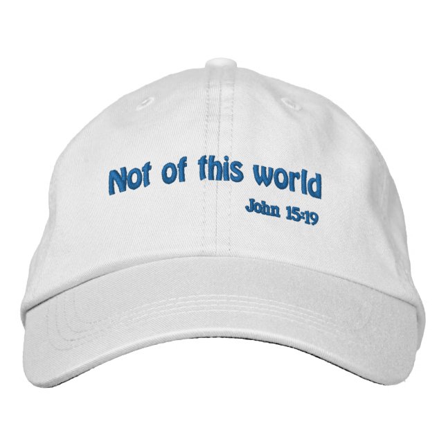 Not of this world  embroidered hat (Front)