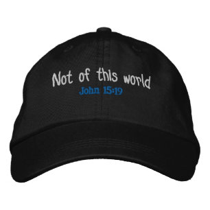 Not of this world embroidered hat