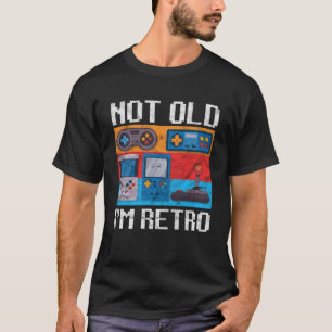 Not Old I'm Retro, Retro Gaming gamer mens boys Pu T-Shirt