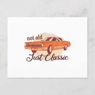 Not Old Just Classic Postcard