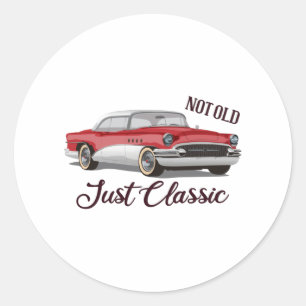 Not Old Just Classic Round Sticker