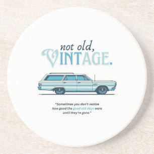 Not old, Vintage. (Classic Station Wagon) Coaster