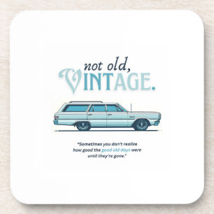 Not old, Vintage. (Classic Station Wagon) Coaster