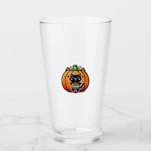 not only for Kids Adorable Halloween Black Cat and Glass