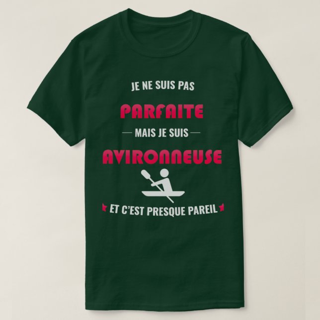 not perfect but rowing T-Shirt (Design Front)
