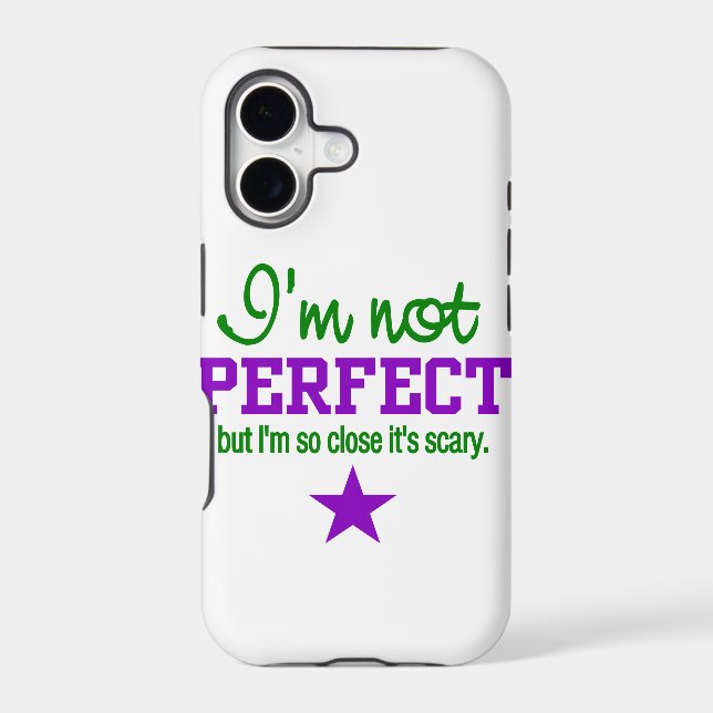 Not Perfect iPhone 5 Case-Mate, customise (Back)