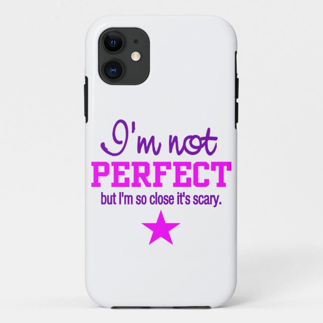 Not Perfect iPhone 5 Case-Mate, customise Case-Mate iPhone Case (Back)