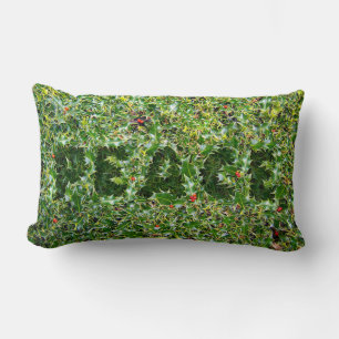 Not prickly Holly PEACE cushion