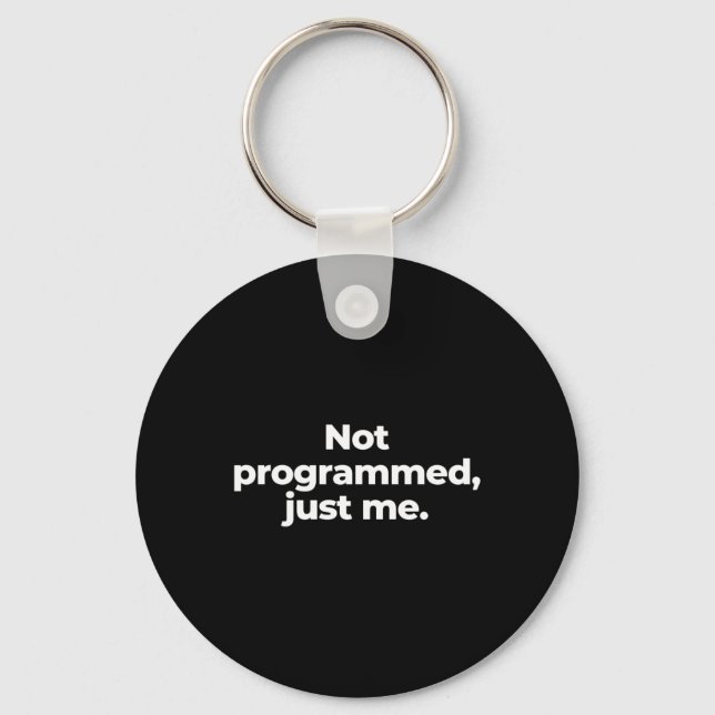 Not Programmed  Key Ring (Front)