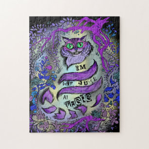 Not Quite All There, Crazy Cat Jigsaw Puzzle