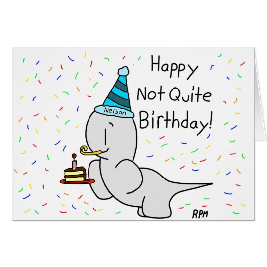 Not Quite Nelson Birthday Card