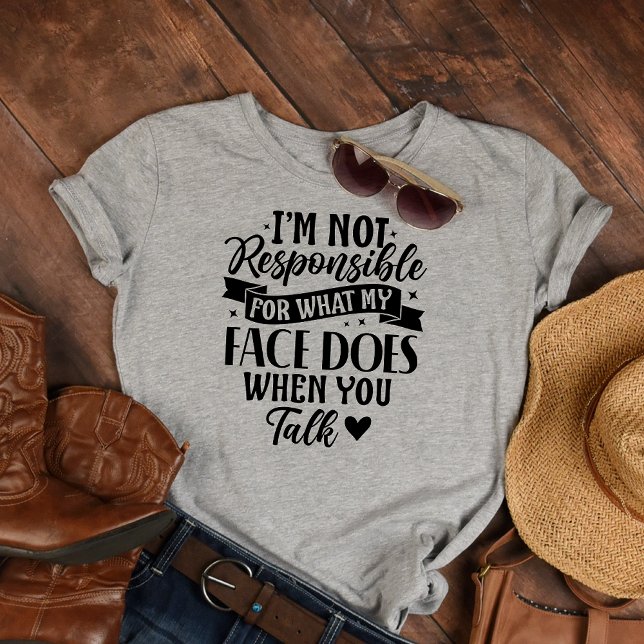 Not Responsible Funny Sarcastic Offensive T-Shirt (Creator Uploaded)