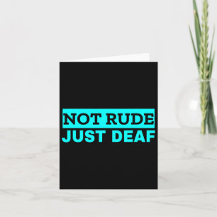 Not Rude Card