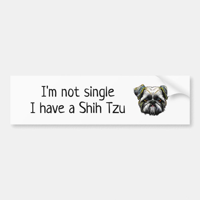 Not Single Bumper Sticker (Front)