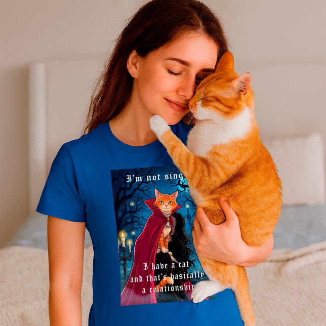 Not Single, I Have a Cat, Editable Cat Fun Quote  Tri-Blend Shirt (Creator Uploaded)